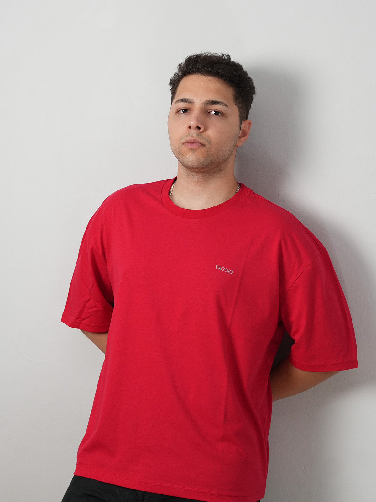 Cavero Boxy T-Shirt - Kırmızı
