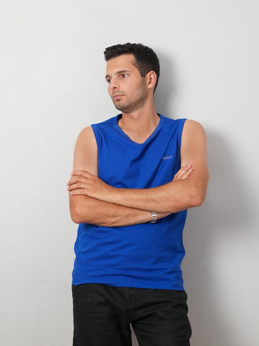 Crest Tank Kolsuz T-Shirt - Lacivert