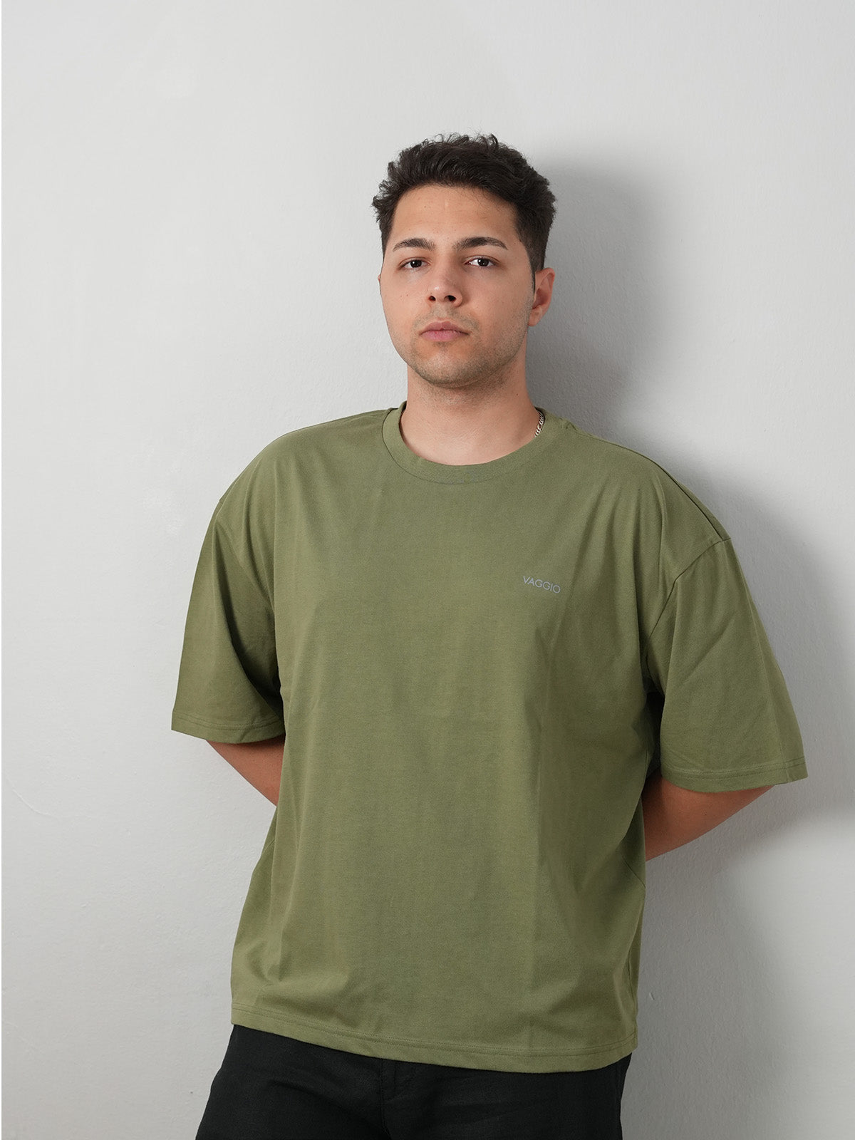 Cavero Boxy T-Shirt - Haki
