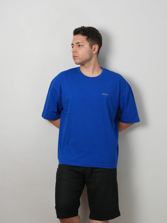 Cavero Boxy T-Shirt - Mavi
