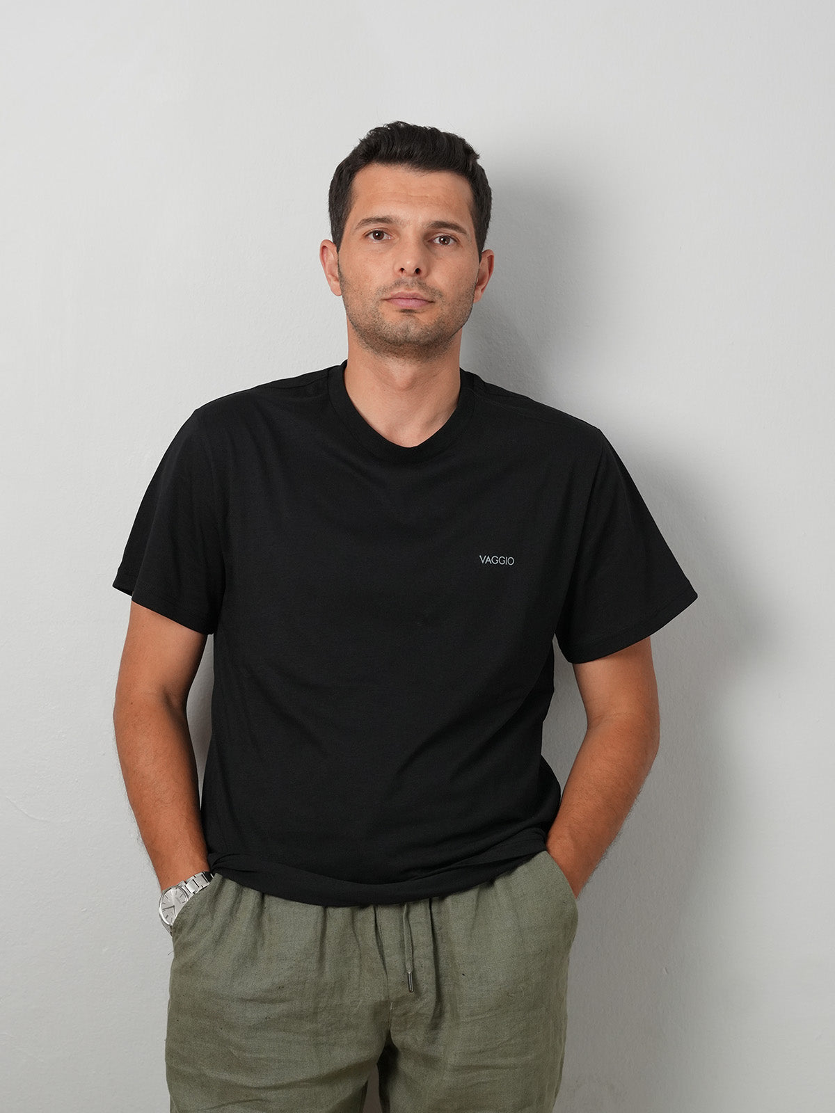 Balen Regular Fit Basic T-Shirt - Siyah
